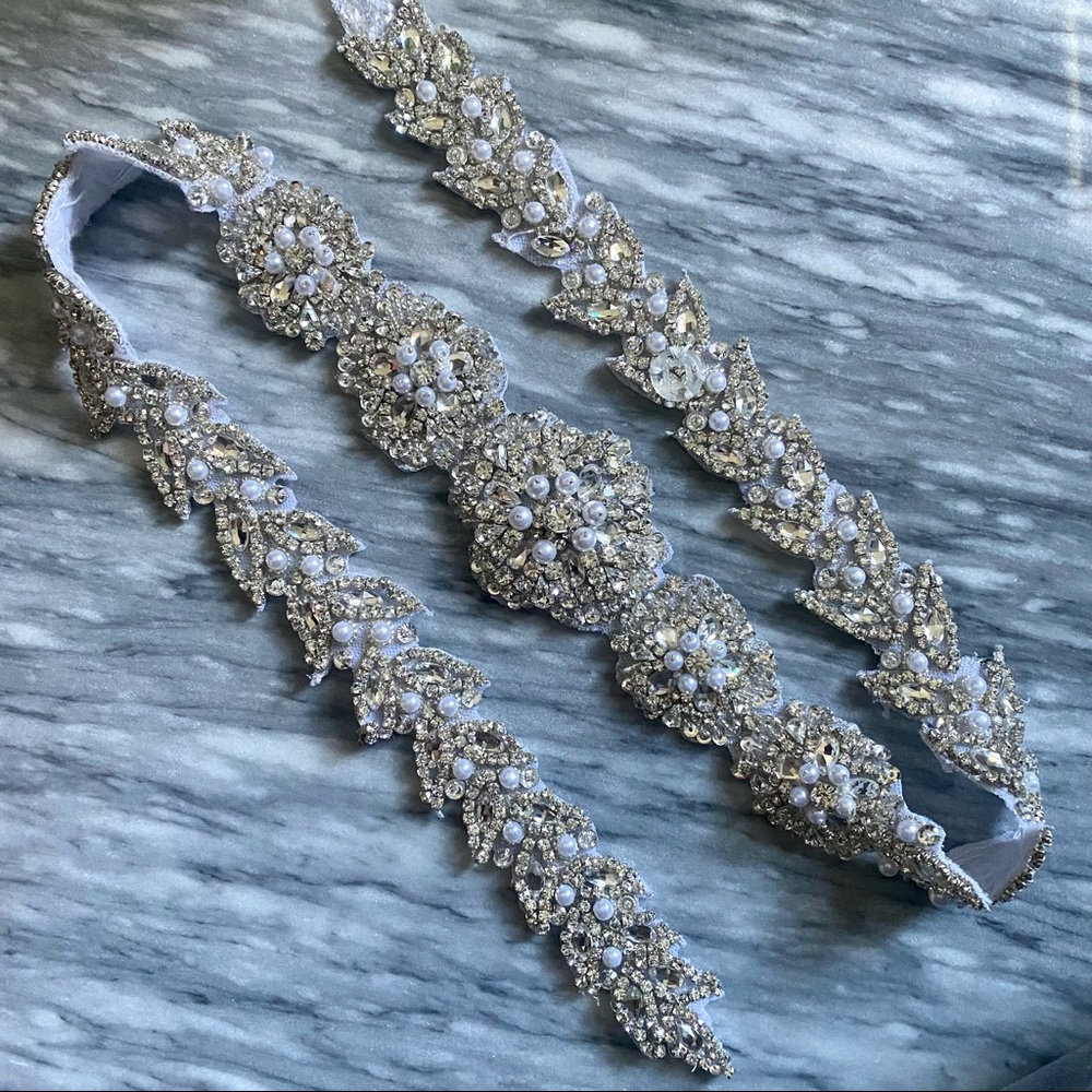 Beaded Bridal Sash